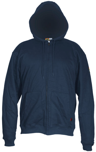 MCR Safety FR Hooded Sweatshirt Navy X5-eSafety Supplies, Inc