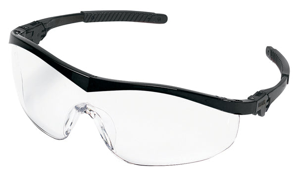 MCR Safety ST1 Black Frame, Clear Lens-eSafety Supplies, Inc