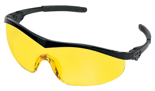MCR Safety ST1 Black Frame, Amber Lens-eSafety Supplies, Inc