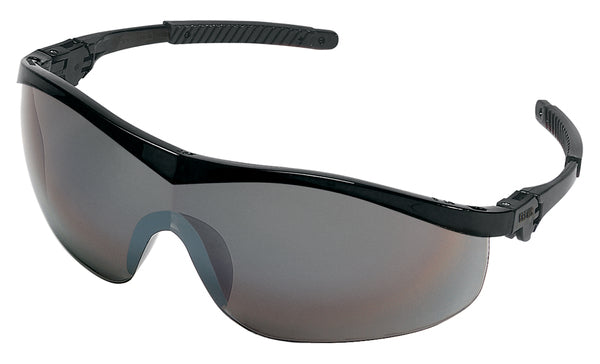 MCR Safety ST1 Black Frame, Silver Mirror Lens-eSafety Supplies, Inc