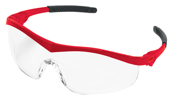 MCR Safety ST1 Red Frame, Clear Lens-eSafety Supplies, Inc