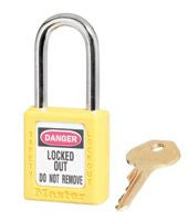 Master Lock Black Body Safety Lockout Padlock-eSafety Supplies, Inc