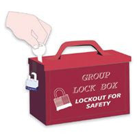 North Red Group Lock Box-eSafety Supplies, Inc