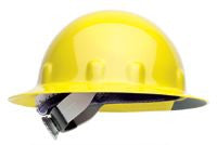 Fibre-Metal by Honeywell Thermoplastic Full Brim Hard Hat With 8 Point Ratchet Suspension-eSafety Supplies, Inc