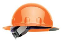 Fibre-Metal by Honeywell Thermoplastic Full Brim Hard Hat With 8 Point Ratchet Suspension-eSafety Supplies, Inc
