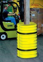 Eagle Yellow/Black Column Protector For 6" Column-eSafety Supplies, Inc