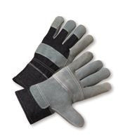 Radnor Large Economy Grade Split Leather Palm Gloves-eSafety Supplies, Inc