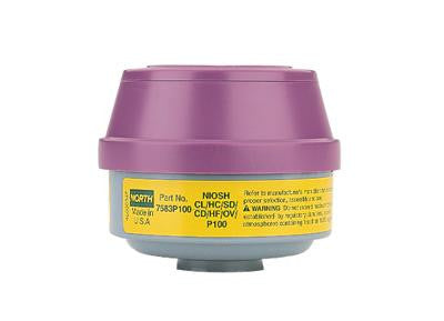 North - Organic Vapor/Acid Gas Cartridge with P100 Filter-eSafety Supplies, Inc