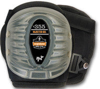 Ergodyne Black Short Cap Injected Gel Knee Pad-eSafety Supplies, Inc