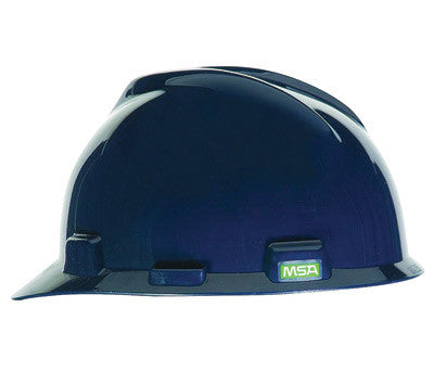 MSA - V-Gard - Fas Trac Suspension Hard Hat Safety Helmet - Dark Blue-eSafety Supplies, Inc