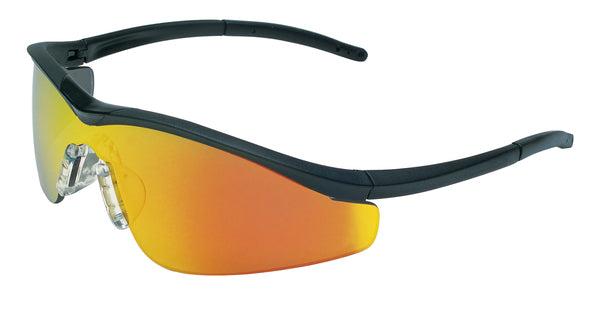MCR Safety T1 Onyx Frame, Fire Mirror Lens-eSafety Supplies, Inc