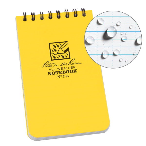 3 X 5 Notebook - Yellow-eSafety Supplies, Inc