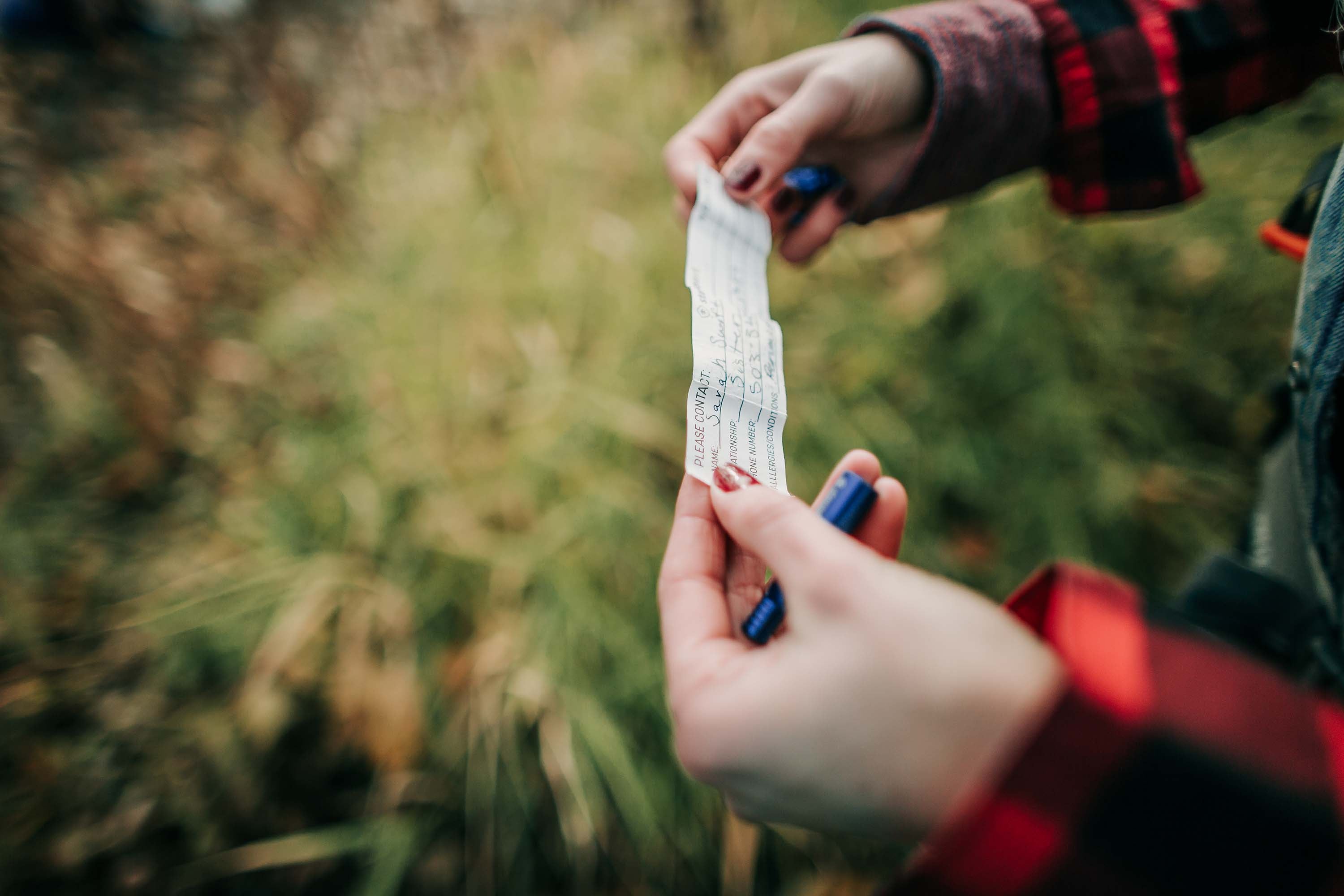 Aluminum Emergency Whistle W/ Medical Id Form-eSafety Supplies, Inc