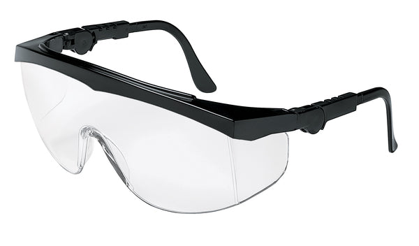 MCR Safety TK1 Black Frame, Clear UV-AF Lens-eSafety Supplies, Inc
