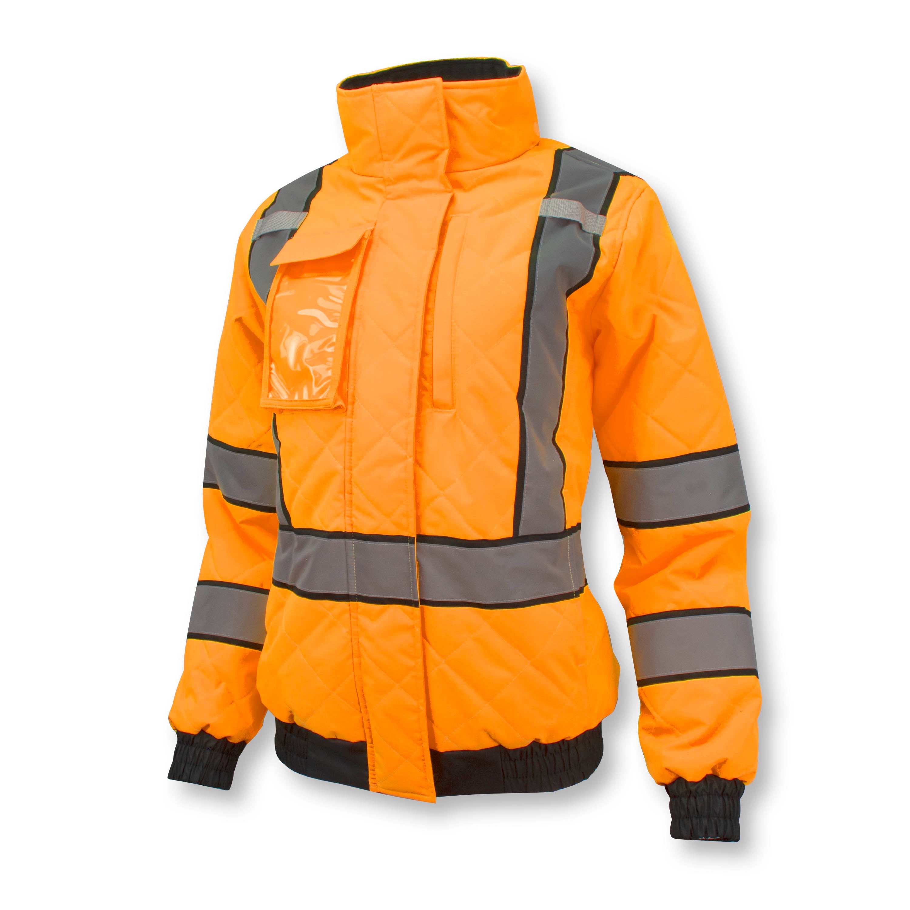 Radians SJ930-3ZGW Women's Class 3 Quilted Bomber Jacket-eSafety Supplies, Inc