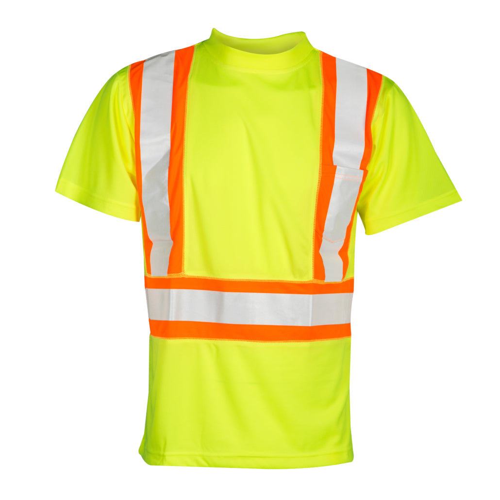 Kishigo Flat Stitch Panels T-shirt-eSafety Supplies, Inc