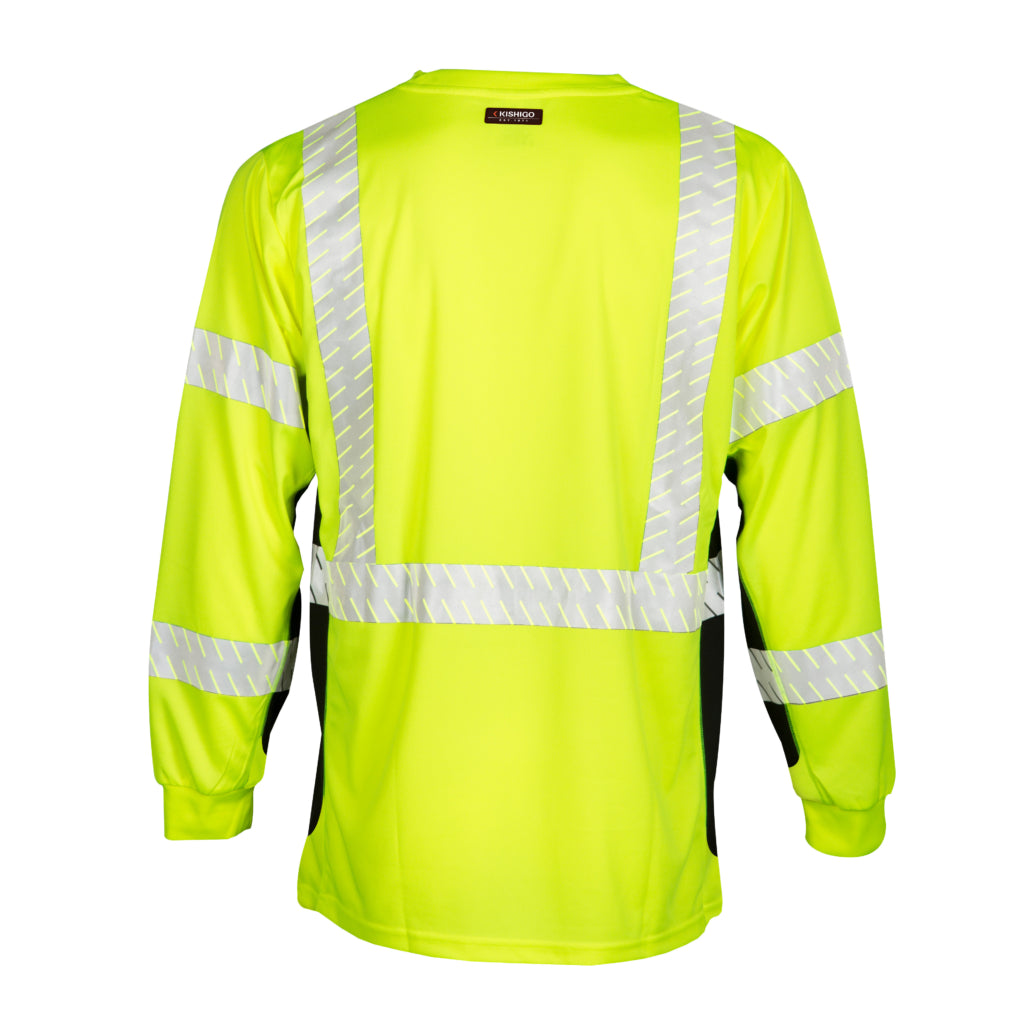 Premium Black Series Long Sleeve T-shirt Lime-eSafety Supplies, Inc