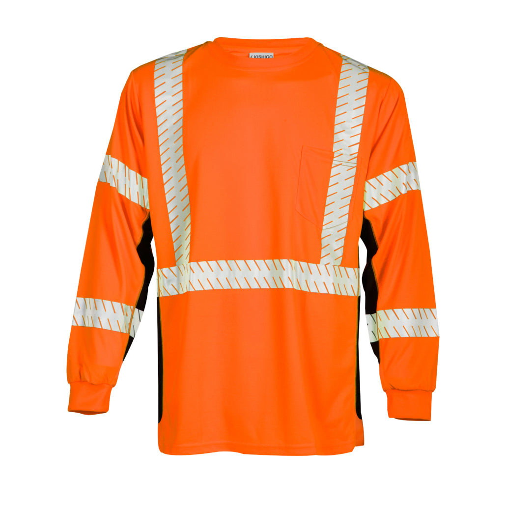 Premium Black Series Long Sleeve T-shirt Lime-eSafety Supplies, Inc