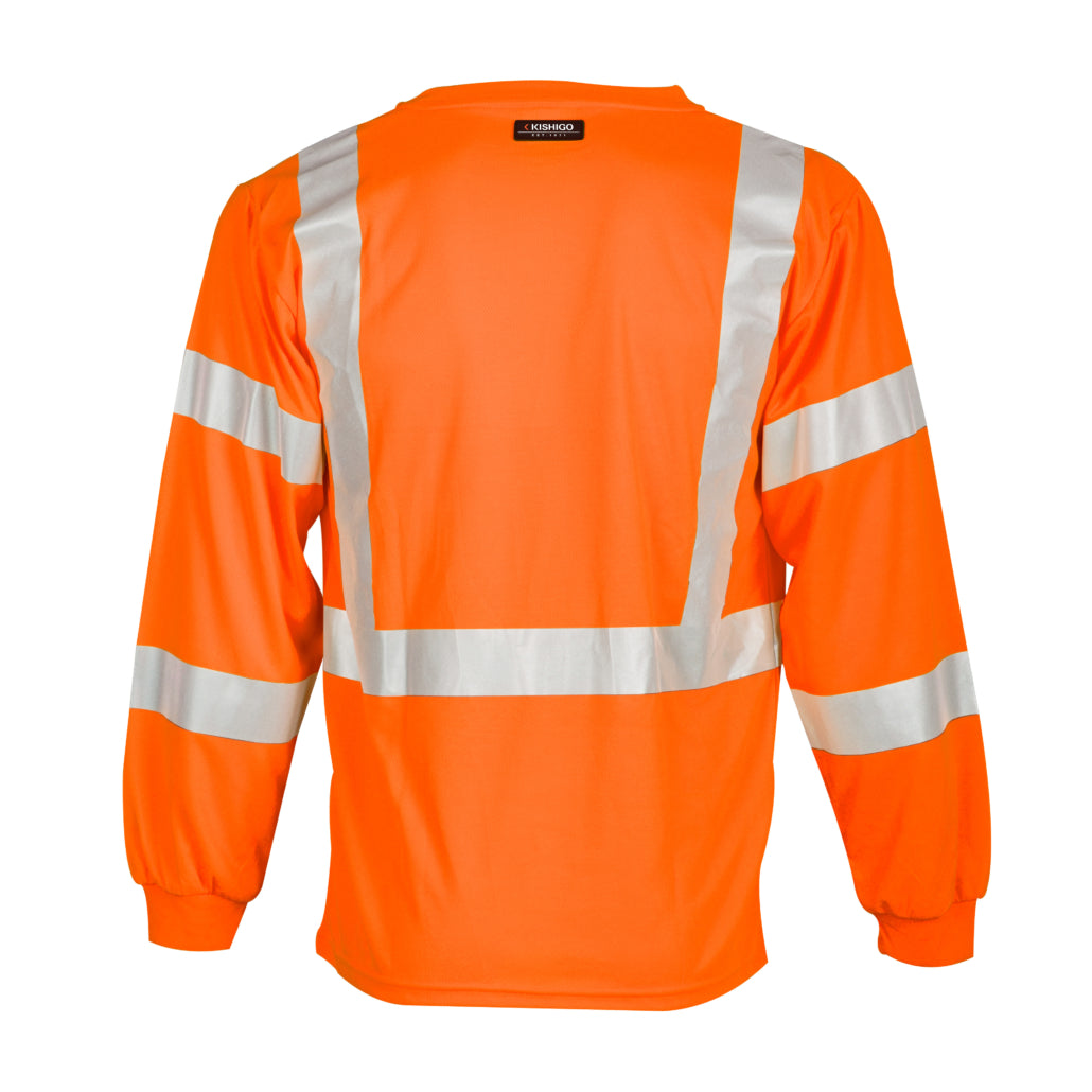 Kishigo Long Sleeve T-shirt-eSafety Supplies, Inc