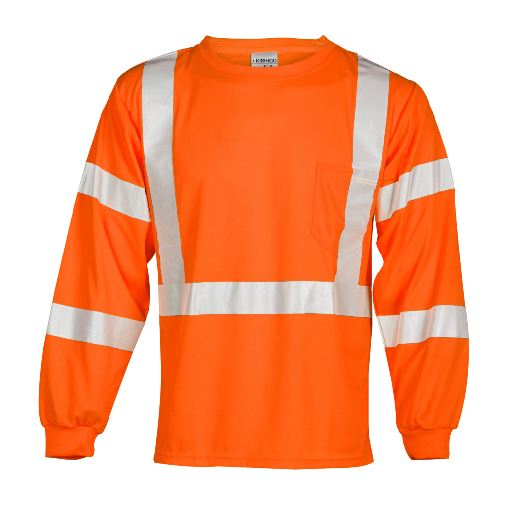 Kishigo Long Sleeve T-shirt-eSafety Supplies, Inc