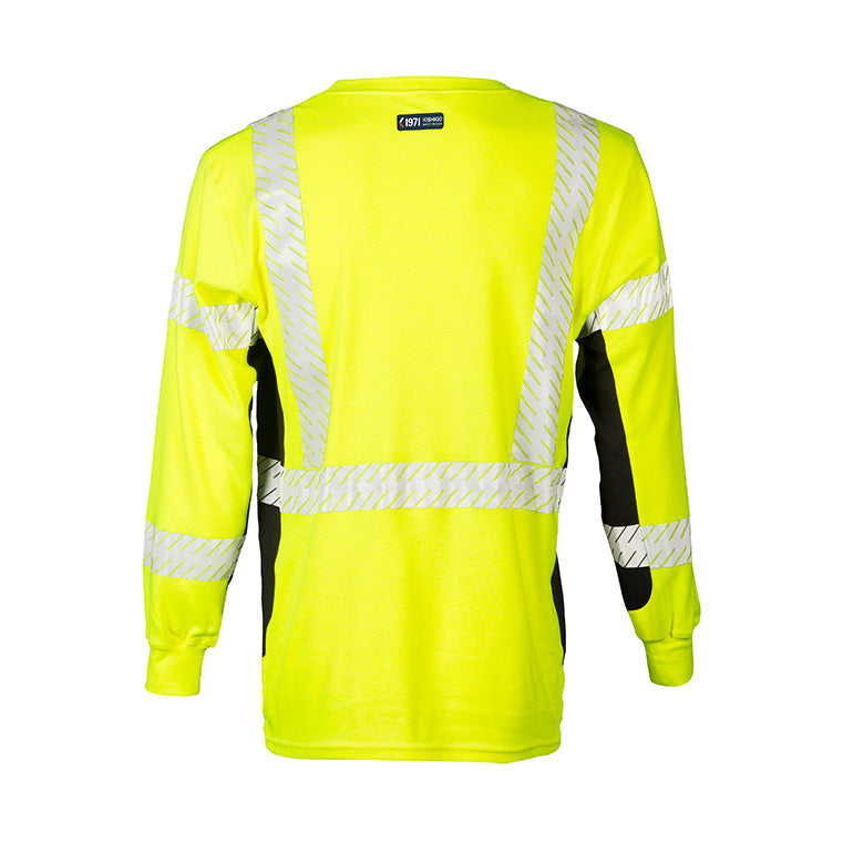 Premium Black Series Class 3 Fr Long Sleeve T-shirt-eSafety Supplies, Inc