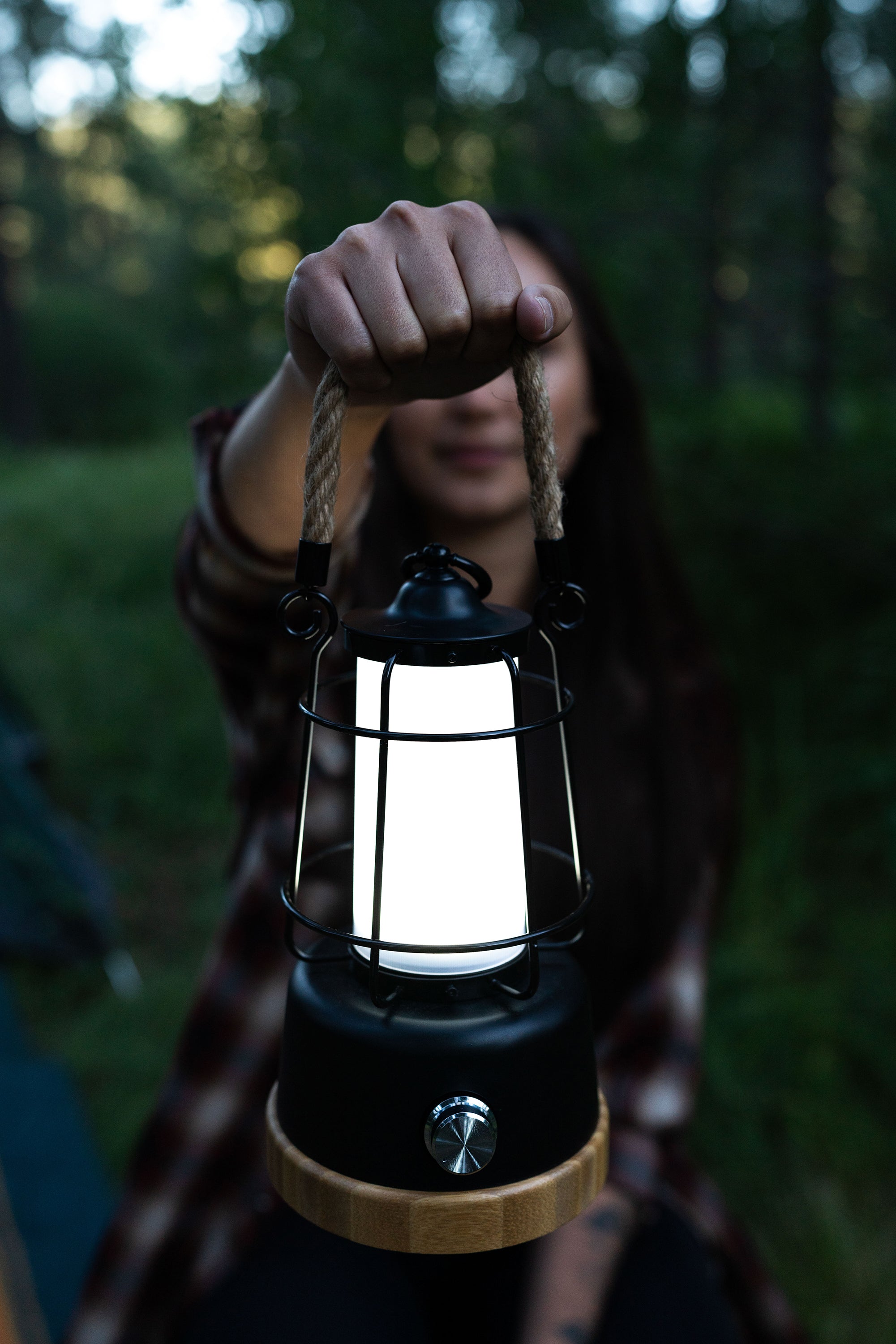 Rechargeable Hemp Rope Lantern - 1000 Lumen-eSafety Supplies, Inc