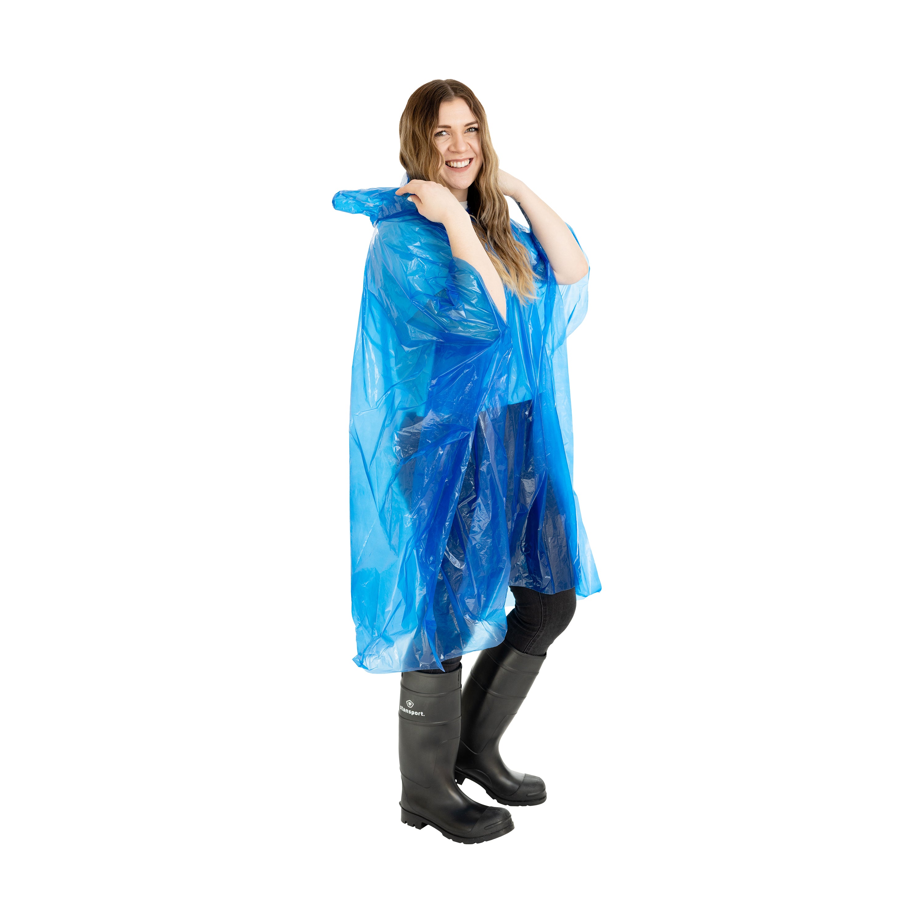 Emergency Poncho - Assorted - 30 Per Pdq-eSafety Supplies, Inc