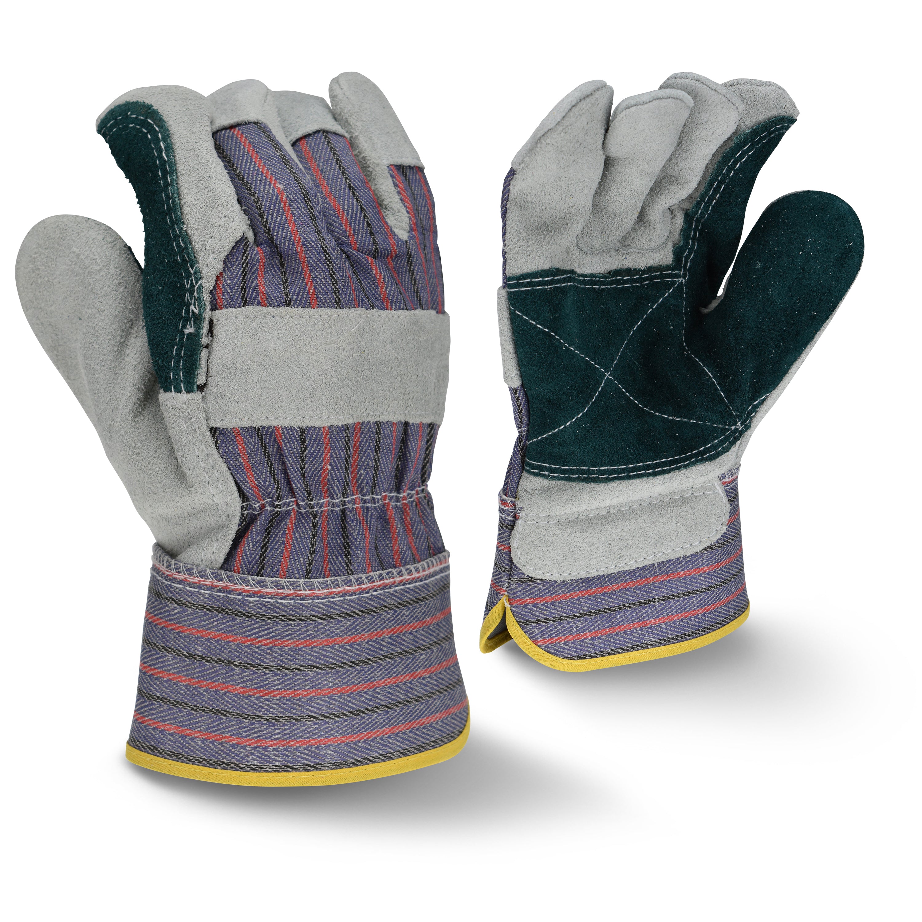 Radians RWG3200JP Regular Shoulder Gray Split Cowhide Leather Glove-eSafety Supplies, Inc