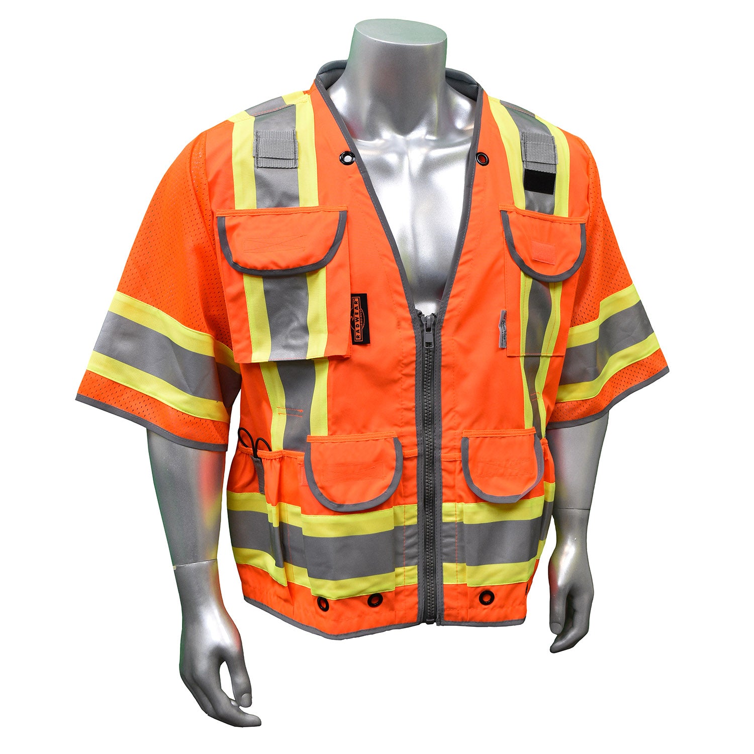 Radians SV55-3 Class 3 Heavy Woven Two Tone Mesh Engineer Vest-eSafety Supplies, Inc