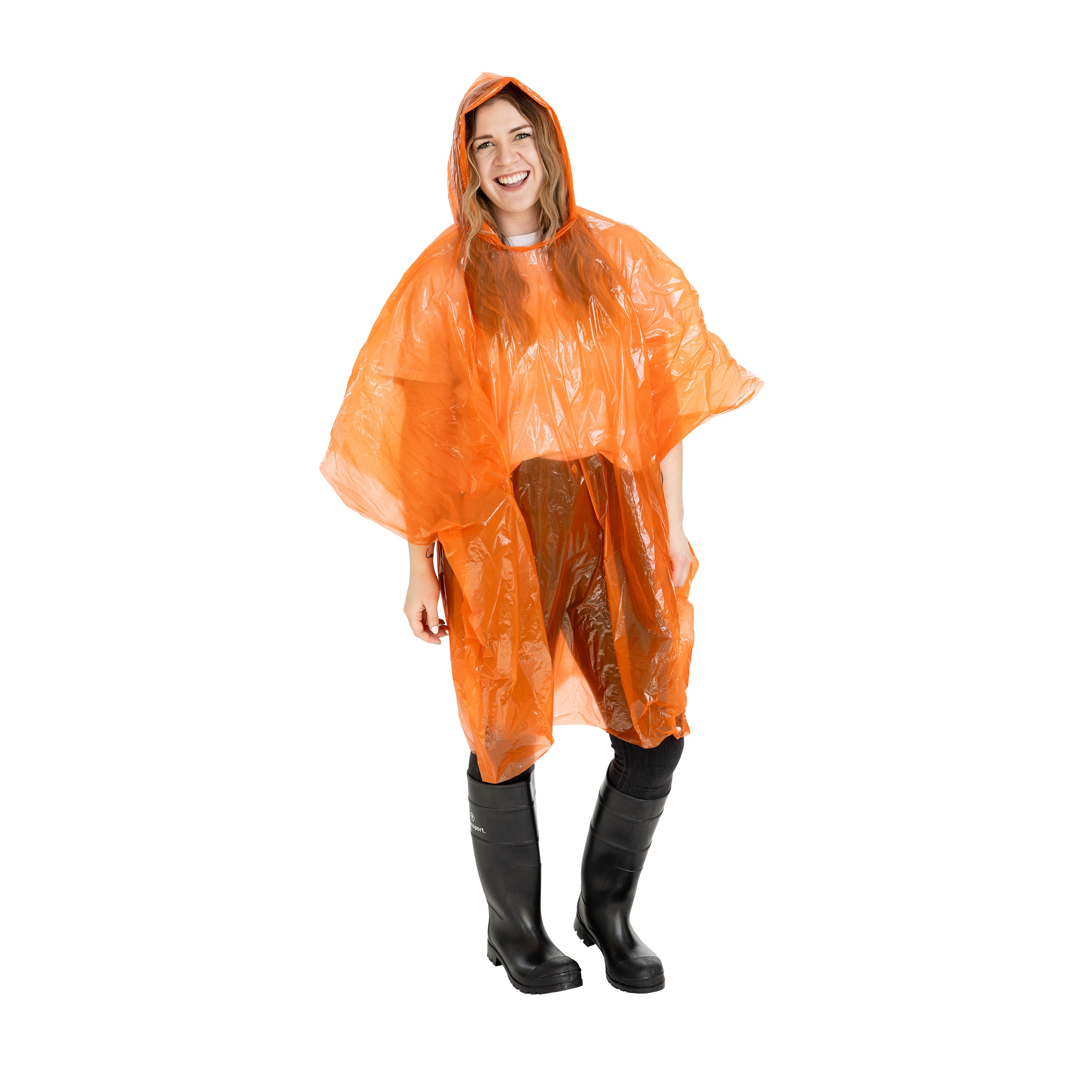 Emergency Poncho - Assorted - 30 Per Pdq-eSafety Supplies, Inc