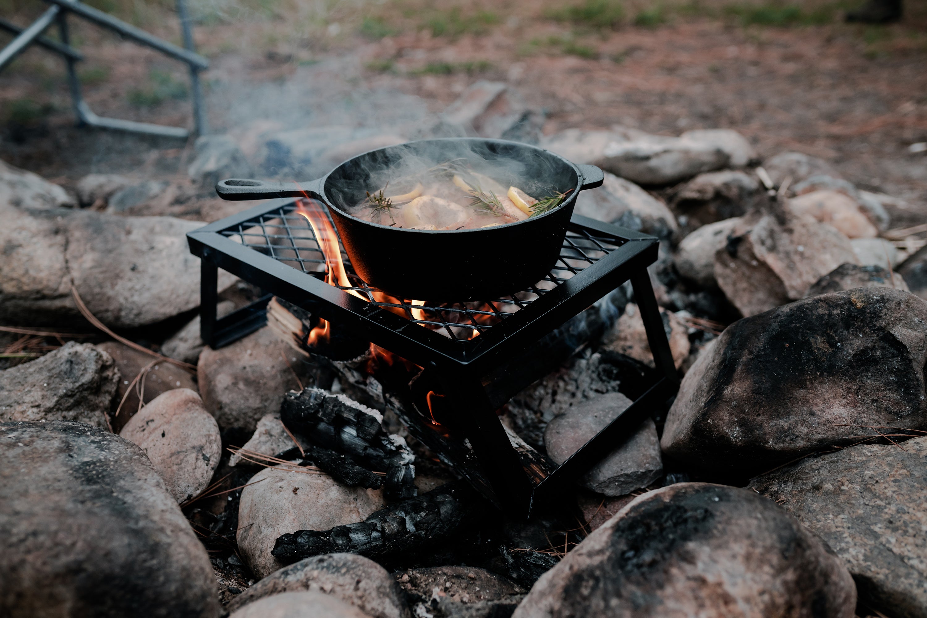 Heavy Duty Camp Grill - 12 In X 16 In-eSafety Supplies, Inc