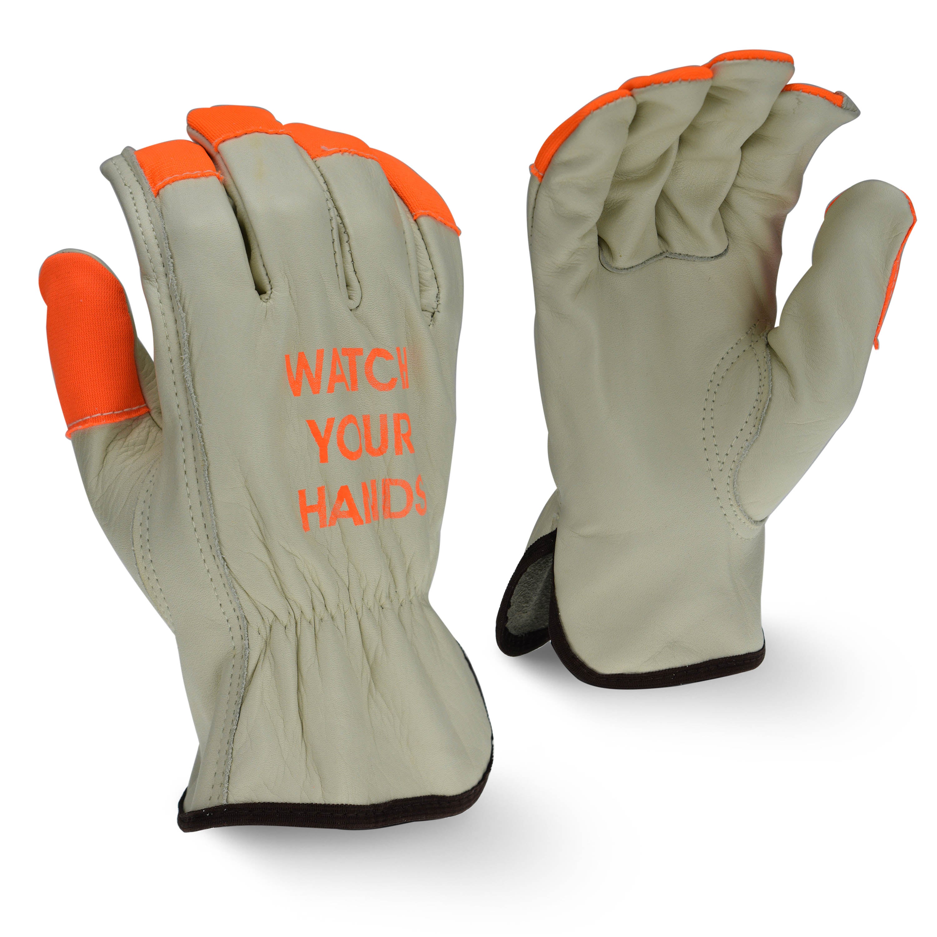 Radians RWG4221HV High Visibility Standard Grain Cowhide Leather Driver-eSafety Supplies, Inc
