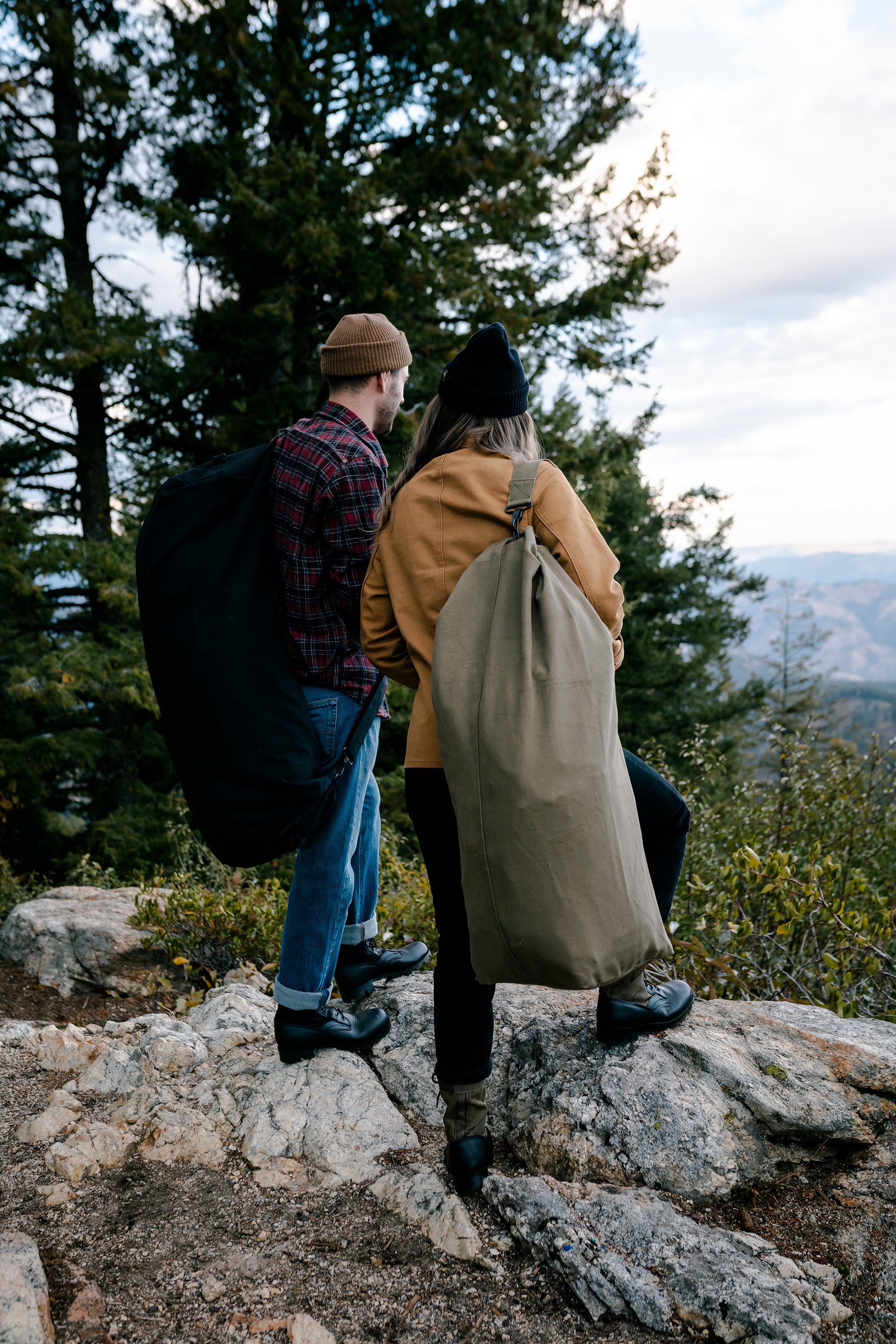Duffel Bag With Zipper - Black - 42 In X 15 In X 15 In-eSafety Supplies, Inc