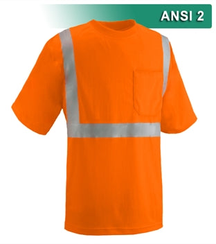 Safety Shirt: Hi Vis Pocket Shirt: ANSI 2 (TALL COMES IN LIME ONLY!!!)-eSafety Supplies, Inc