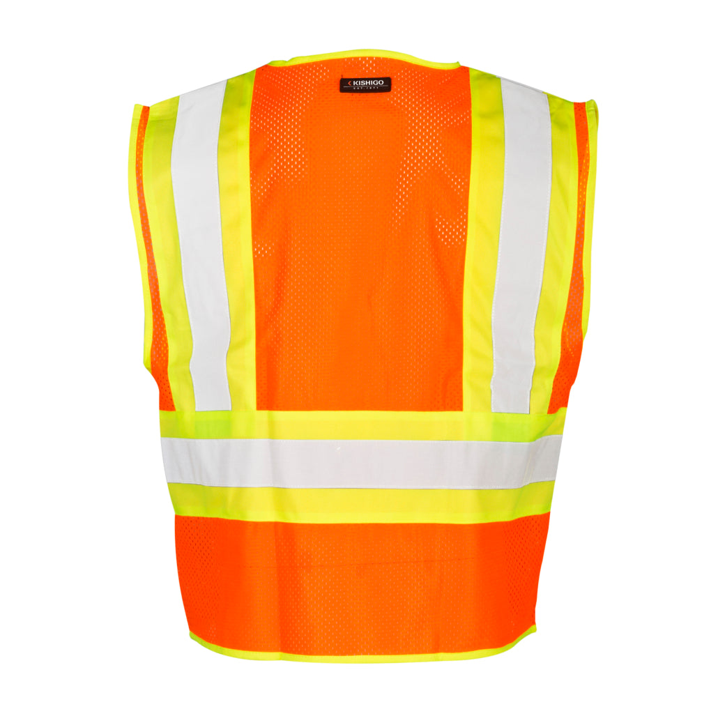 Kishigo Contrasting Mesh Vest-eSafety Supplies, Inc