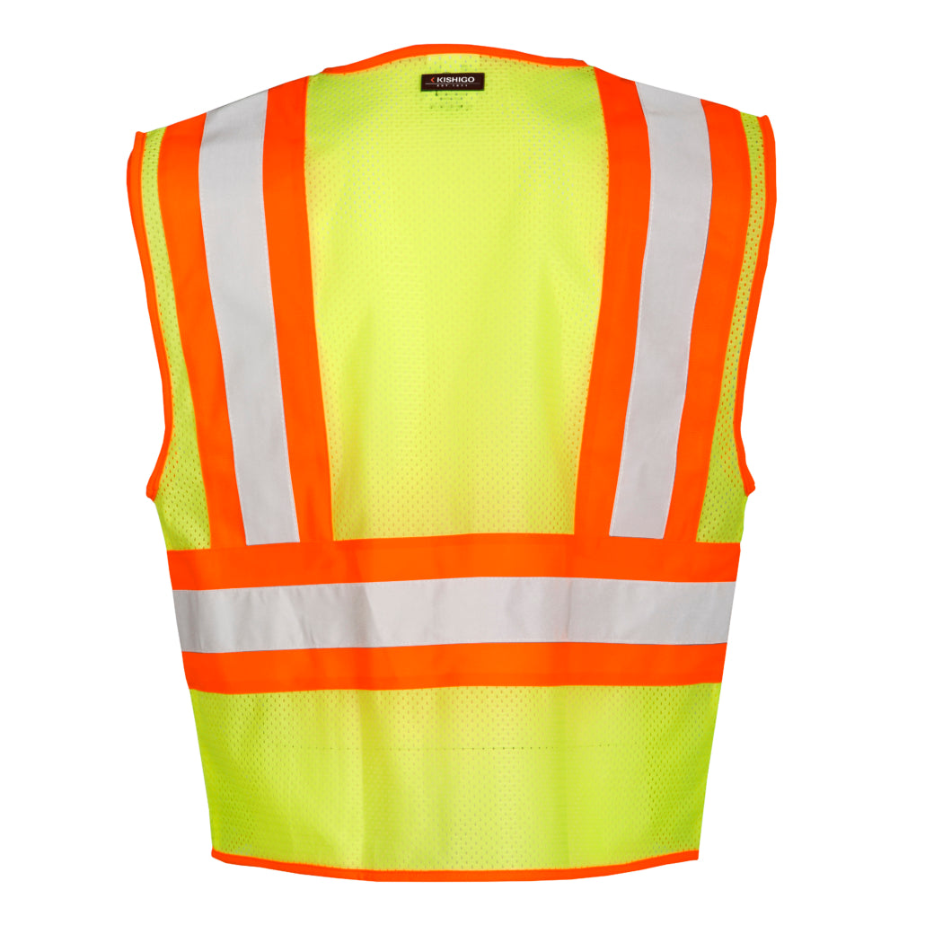 Kishigo Contrasting Mesh Vest-eSafety Supplies, Inc