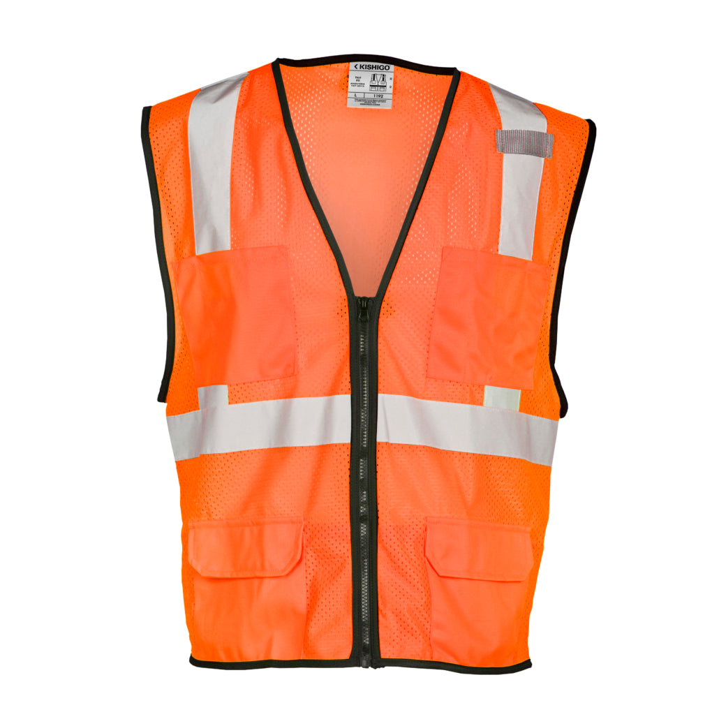 Kishigo 6 Pocket Mesh Vest-eSafety Supplies, Inc