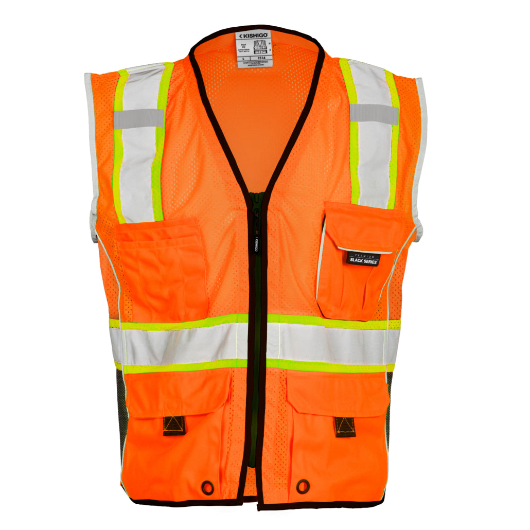 Premium Black Series Heavy Duty Vest-eSafety Supplies, Inc