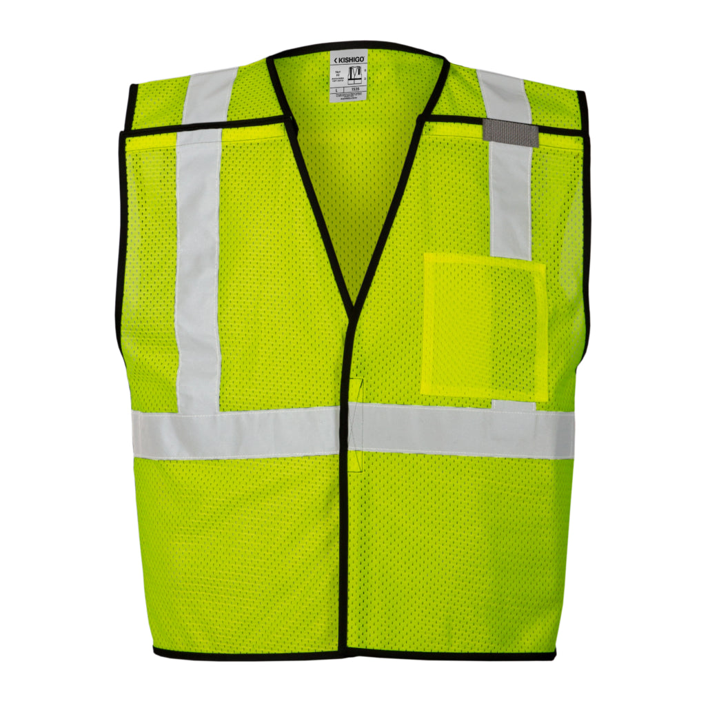 Kishigo Single Pocket Breakaway Vest-eSafety Supplies, Inc
