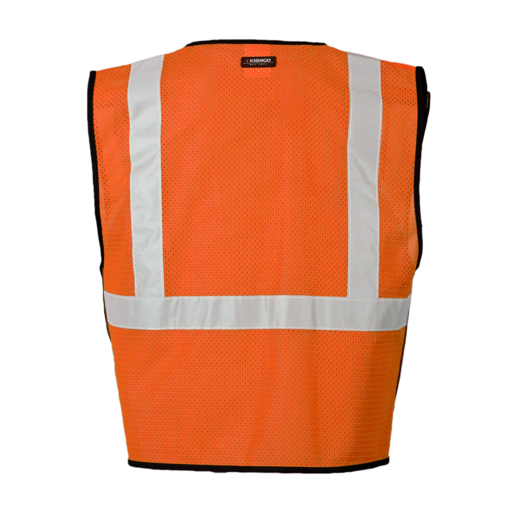 Kishigo Single Pocket Breakaway Vest-eSafety Supplies, Inc
