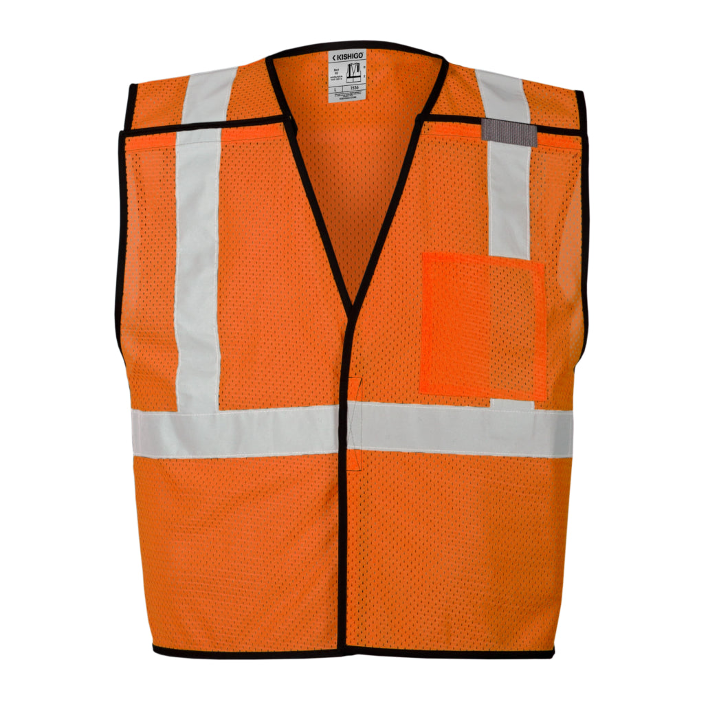 Kishigo Single Pocket Breakaway Vest-eSafety Supplies, Inc