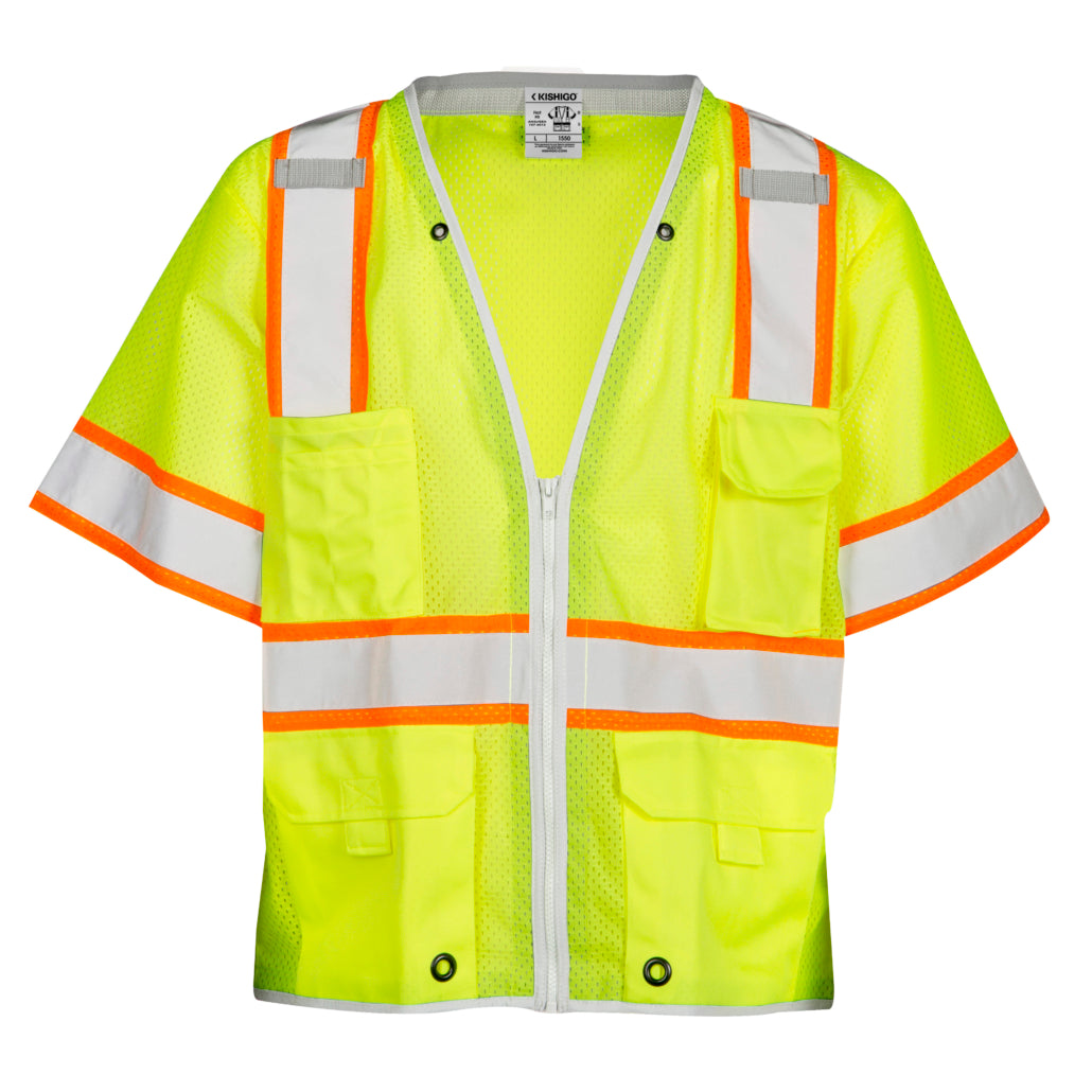 Premium Brilliant Series Heavy Duty Class 3 Vest-eSafety Supplies, Inc