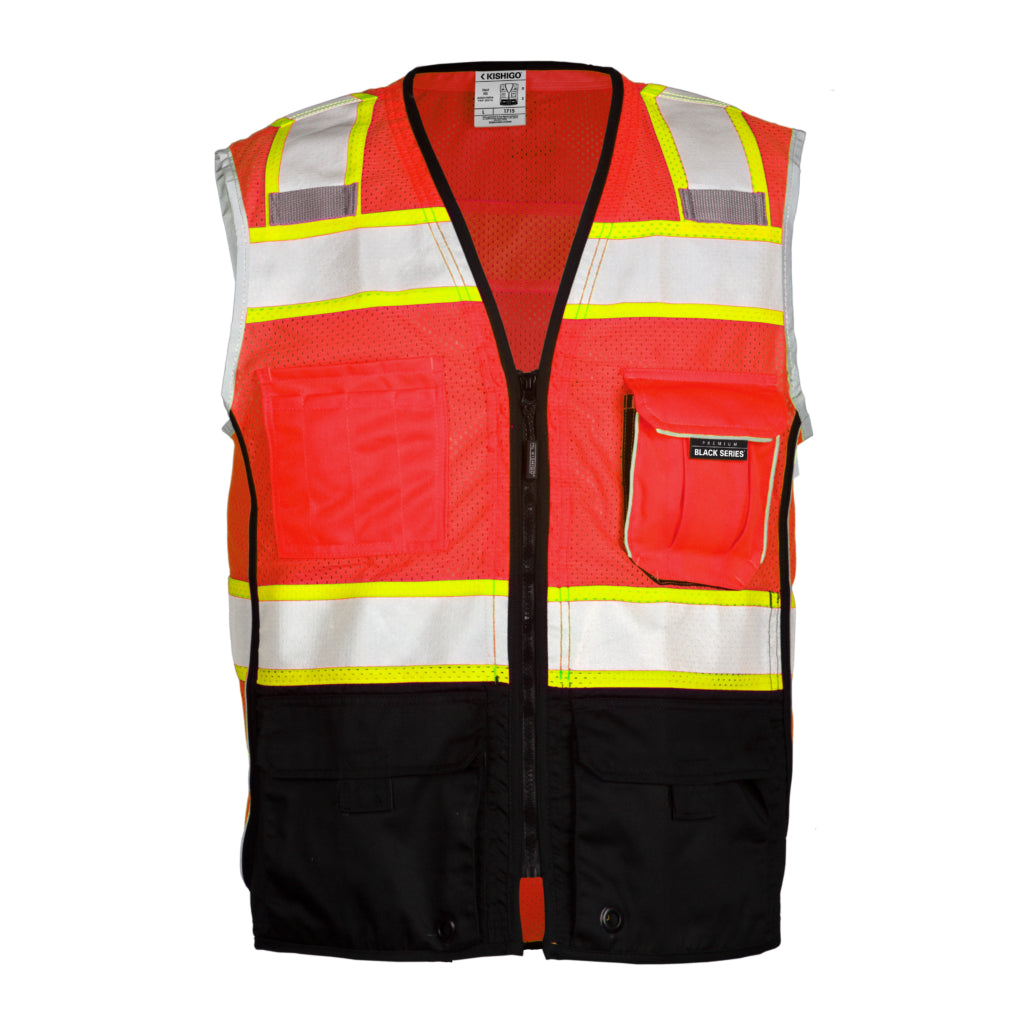 Premium Black Series Black Bottom Vest-eSafety Supplies, Inc