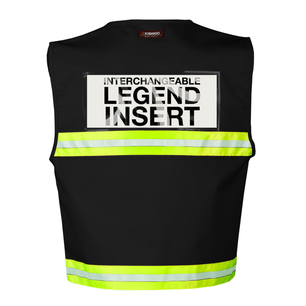 Kishigo Incident Command Black, Non-ansi Vest-eSafety Supplies, Inc