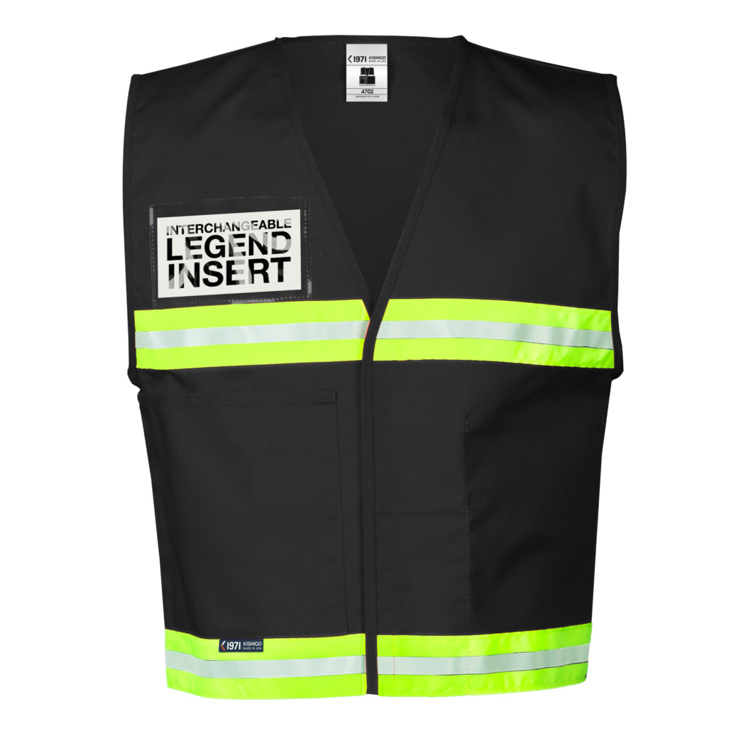 Kishigo Incident Command Black, Non-ansi Vest-eSafety Supplies, Inc
