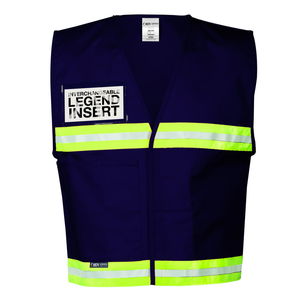 Kishigo Incident Command Dark Blue, Non-ansi Vest-eSafety Supplies, Inc