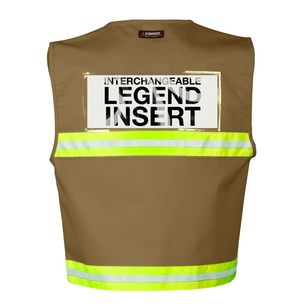 Kishigo Incident Command Tan, Non-ansi Vest-eSafety Supplies, Inc