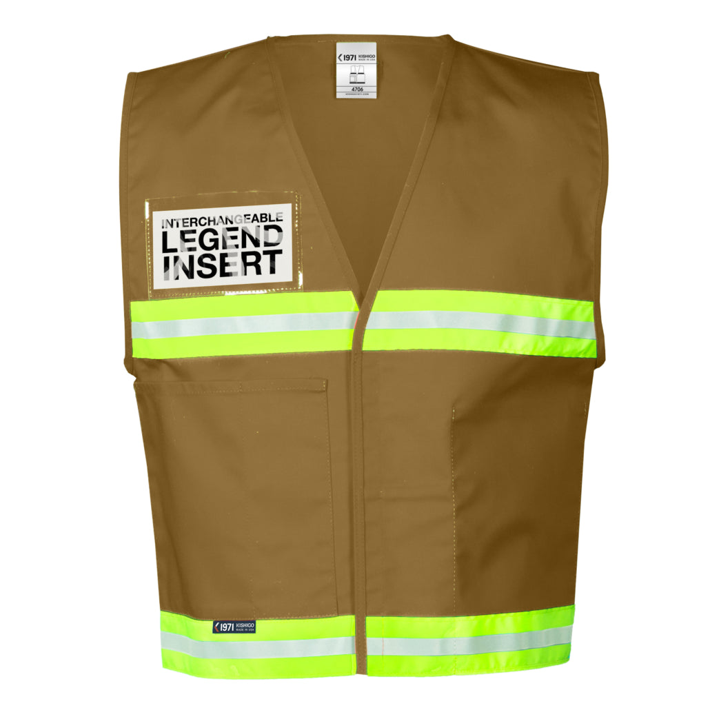Kishigo Incident Command Tan, Non-ansi Vest-eSafety Supplies, Inc