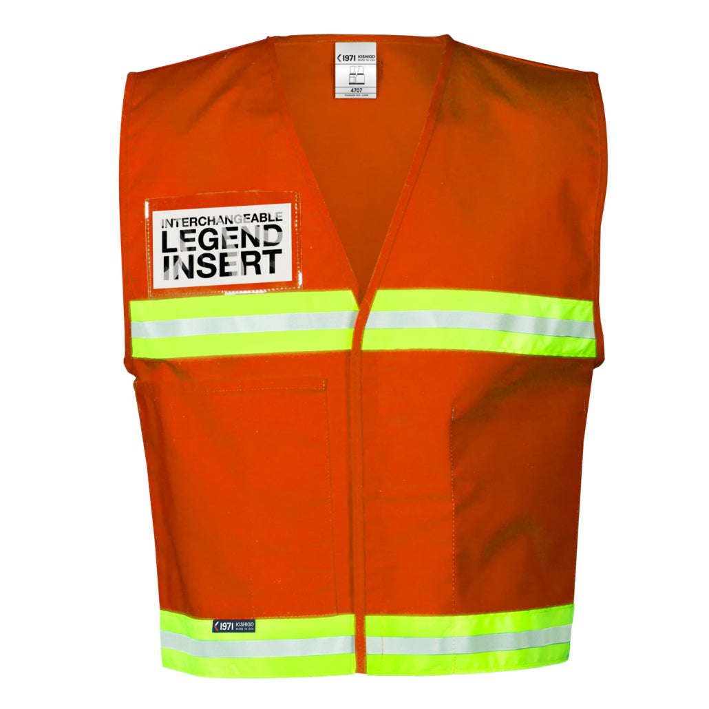 Kishigo Incident Command International Orange, Non-ansi Vest-eSafety Supplies, Inc