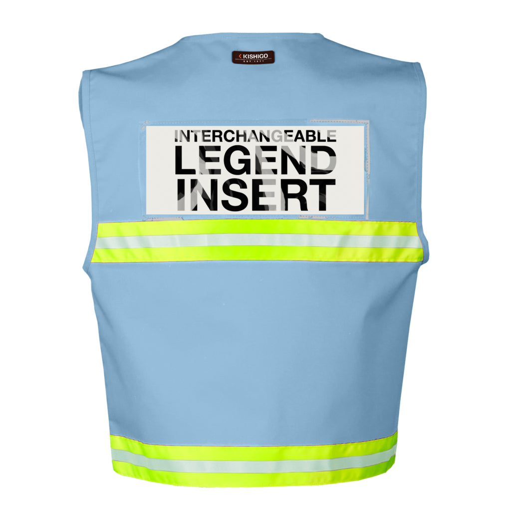 Kishigo Incident Command Light Blue, Non-ansi Vest-eSafety Supplies, Inc